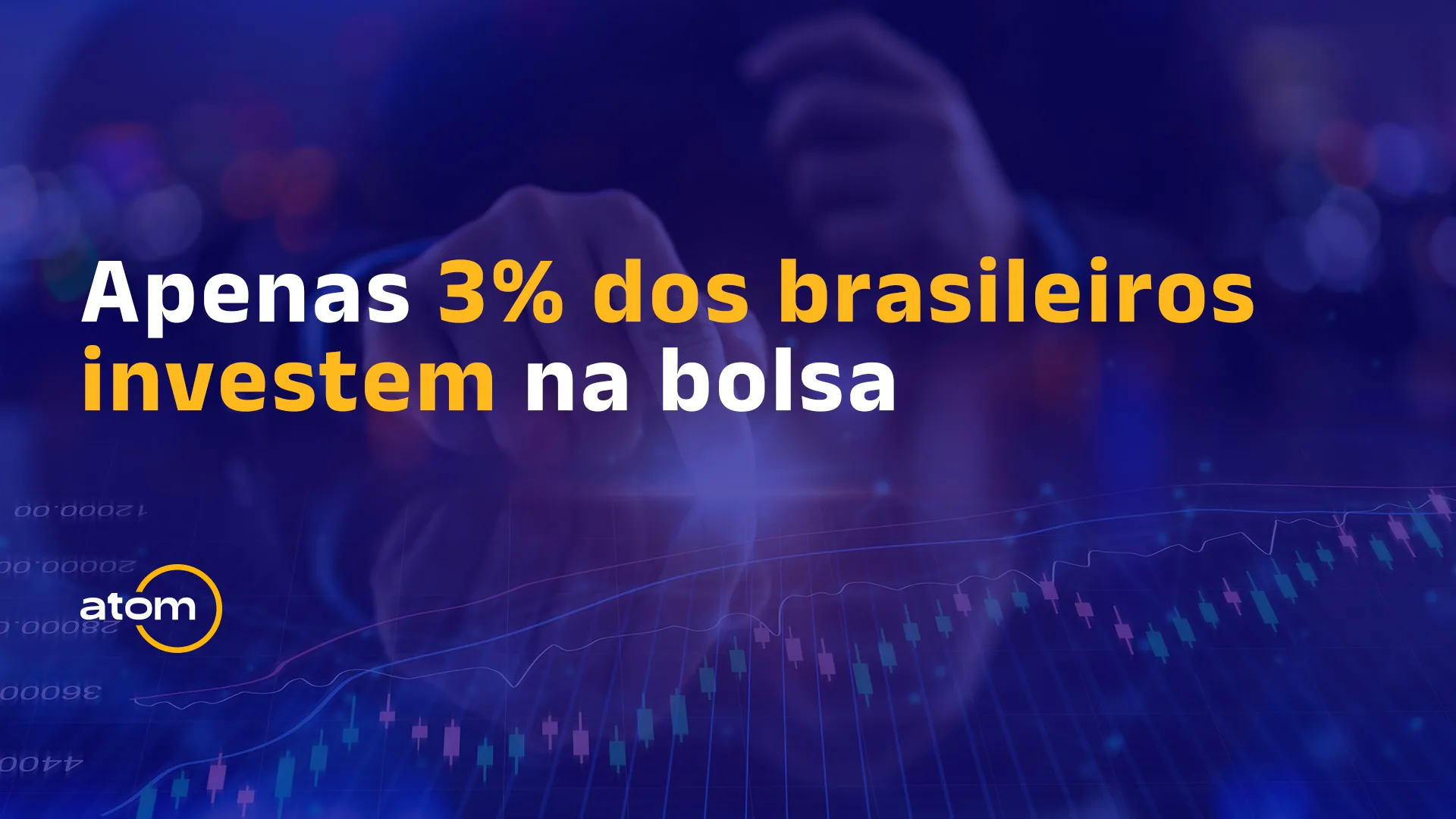 Apenas 3% dos brasileiros investem na bolsa